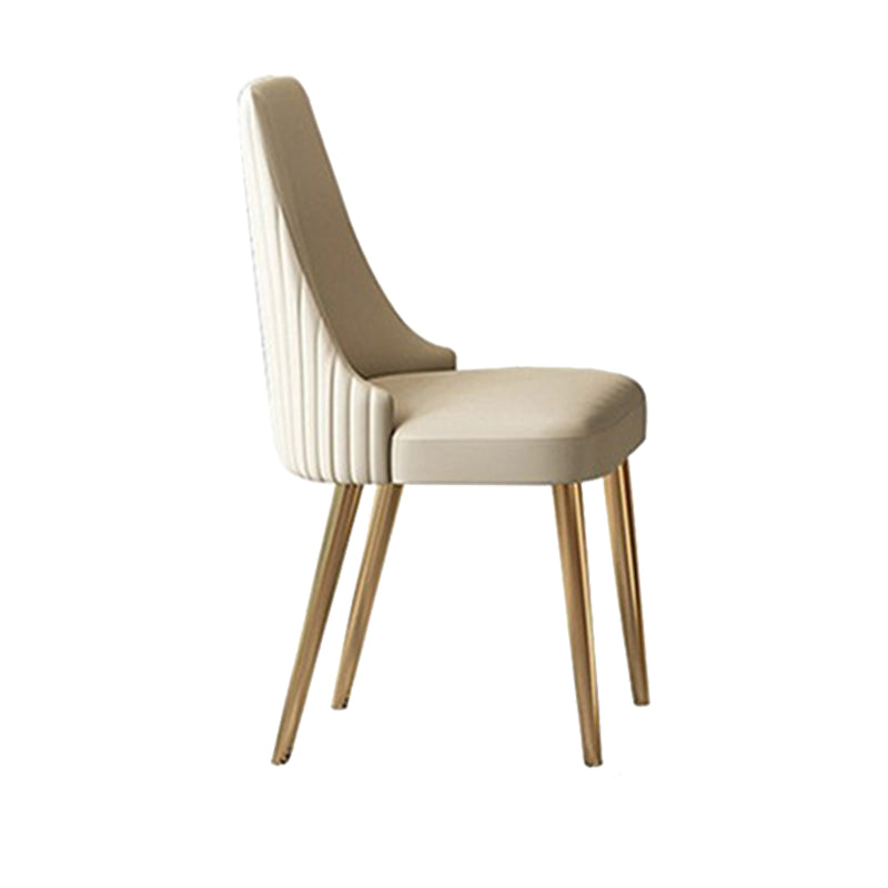 Glam -stijl rechthoekige tafel ingesteld 1/4/5/7 stukken dinerset voor keuken