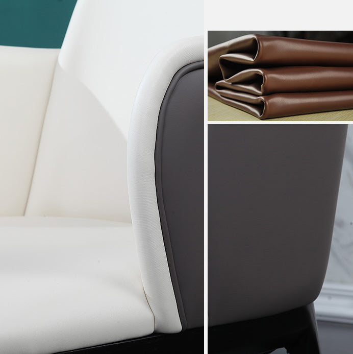 Round 1/5 Pieces Dining Set Glam Style Faux Marble Dining Set for Home Use Clearhalo 'Dining Room Sets' 'Dining Tables & Seating' 'dining_room_set' 'furn' 'furn_dining_room_set' 'Furniture' 'Kitchen & Dining Furniture' 6094110