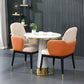 Glam Faux Marble Dining Set rond 1/3/4 stukken Dinerset voor thuisgebruik
