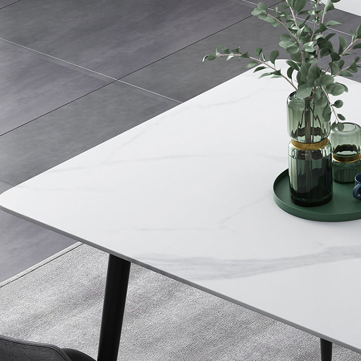 現代的な長方形テーブルセット1/4/5/7ピース自宅で使用するためのダイニングセット