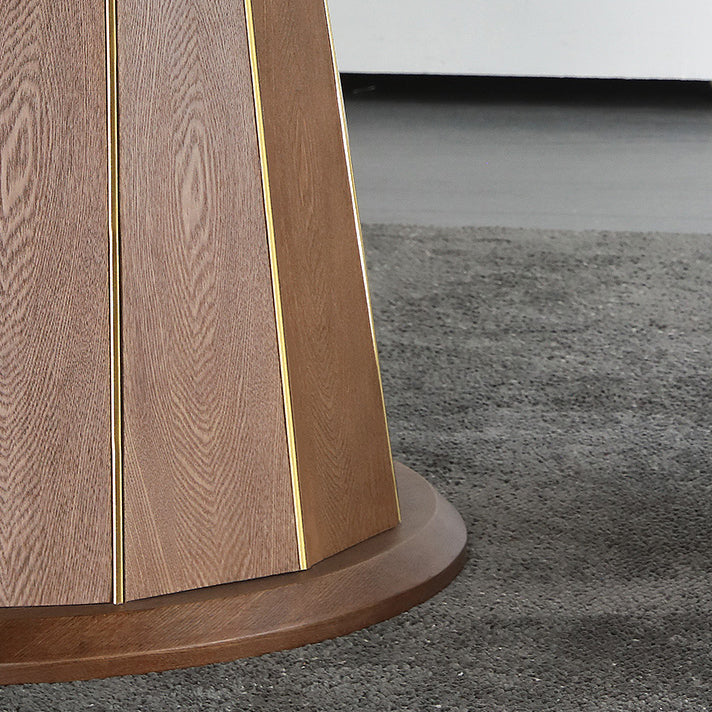 Moderne stijl gesinterde stenen eetgelegenheid hout 1/4/5/7 stukken eetgelegenheden voor eetruimtes