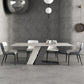 Rectangle Dining Set 1/4/5/7 Pieces Modern Sintered Stone Top Dinette Table Set 5 Pieces: Table, 4 Chairs Clearhalo 'Dining Room Sets' 'Dining Tables & Seating' 'dining_room_set' 'furn' 'furn_dining_room_set' 'Furniture' 'Kitchen & Dining Furniture' 6094231