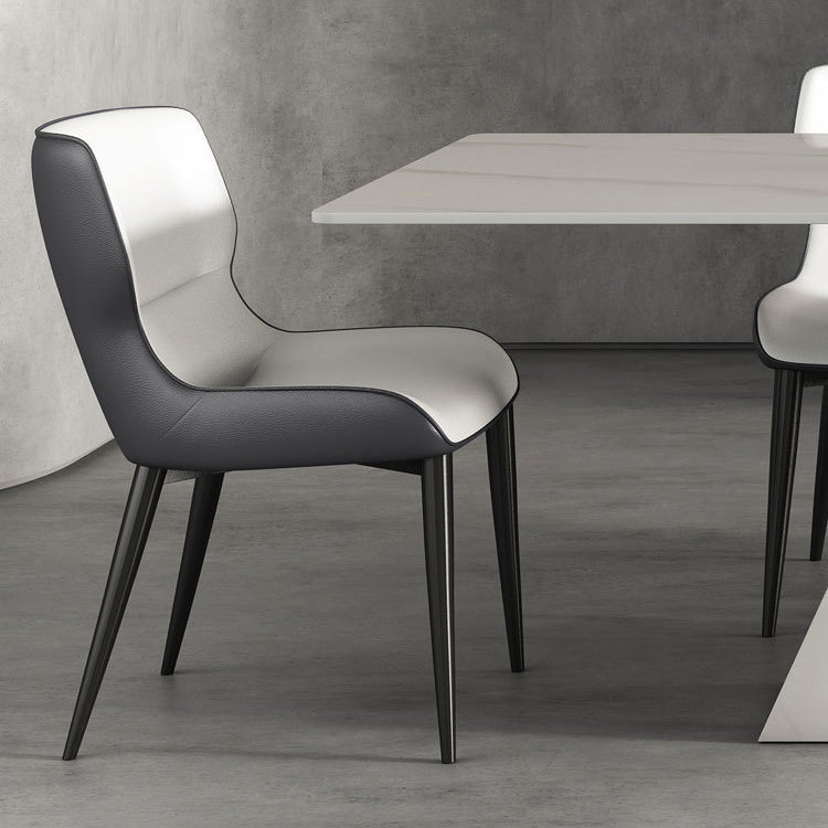 Rectangle Dining Set 1/4/5/7 Pieces Modern Sintered Stone Top Dinette Table Set Clearhalo 'Dining Room Sets' 'Dining Tables & Seating' 'dining_room_set' 'furn' 'furn_dining_room_set' 'Furniture' 'Kitchen & Dining Furniture' 6094241