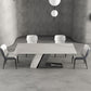 Rectangle Dining Set 1/4/5/7 Pieces Modern Sintered Stone Top Dinette Table Set Clearhalo 'Dining Room Sets' 'Dining Tables & Seating' 'dining_room_set' 'furn' 'furn_dining_room_set' 'Furniture' 'Kitchen & Dining Furniture' 6094242