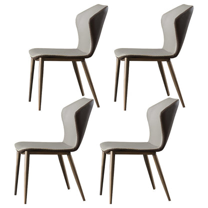 Modern Style Sintered Stone Dining Set Round 1/4/7 Pieces Dining Set for Home Use 4 Grey Chairs Clearhalo 'Dining Room Sets' 'Dining Tables & Seating' 'dining_room_set' 'furn' 'furn_dining_room_set' 'Furniture' 'Kitchen & Dining Furniture' 6094250