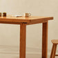 Modern Rectangle Dining Set 1/3/5 Pieces Solid Wood Dining Table with Slat Back Chairs