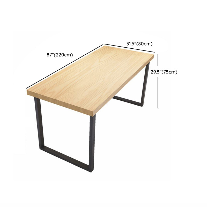 Industrieller Esstisch Set 1/5/7 Stücke fester Holz Esstisch mit Stühlen