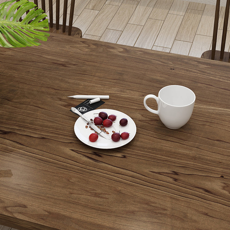 モダンな1/4/5ピースダイニングセット長方形の木製ダイニングテーブルダイニングルーム用