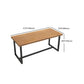 Juego de mesa de madera rectangular industrial 1/2/5 piezas de comedor para cocina
