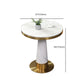 Round 1/3/4 stukken Dinerset Glam Style Faux Marble Dining Set voor thuisgebruik