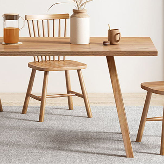 Juego de mesa de madera rectangular de estilo moderno 1/2/5/7 piezas de comedor para cocina