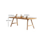 Modern Style Rectangle Wooden Table Set 1/2/5/7 Pieces Dining Set for Kitchen