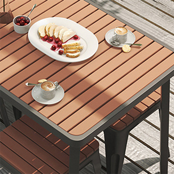 Juego de mesa rectángulo de estilo contemporáneo 1/2/3/5/7 Piezas de comedor para cocina