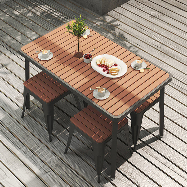 Juego de mesa rectángulo de estilo contemporáneo 1/2/3/5/7 Piezas de comedor para cocina