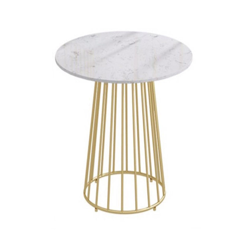 Moderna Mesa de comedor de piedra redonda de 1/5 piezas para tiendas de té de leche