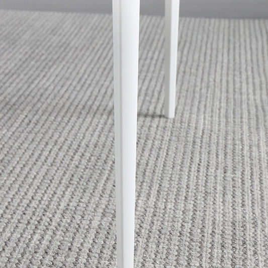 1/4/5/6/7 Piezas Juego de comedor rectangular Juego de comedor de piedra sinterizada colocada en blanco