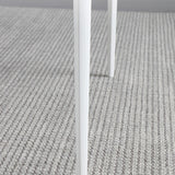 1/4/5/6/7 stukken rechthoek Dinerset Sintered Stone Top Dinette Tafel in wit ingesteld