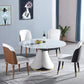 Modern 1/4/7 Pieces Dining Set Round Stone Dining Table for Dining Room