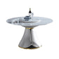 Modern 1/4/7 Pieces Dining Set Round Stone Dining Table for Dining Room