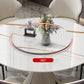 Modern 1/4/7 Pieces Dining Set Round Stone Dining Table for Dining Room