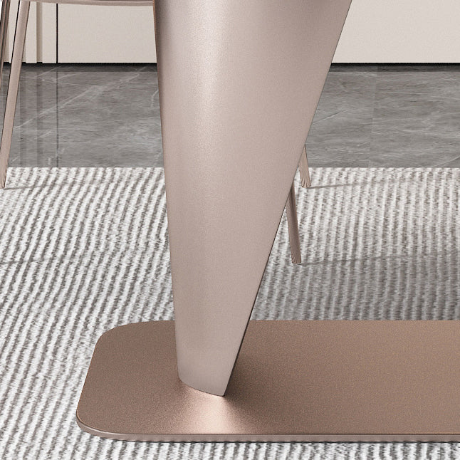 1/4/5/7 stuks rechthoek eetgelegenheidset luxueuze gesinterde stenen top dinette tafel set