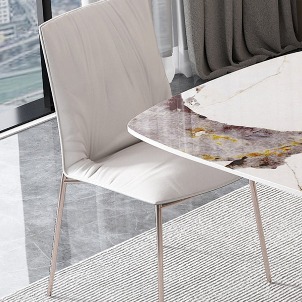 1/4/5/7 stuks rechthoek eetgelegenheidset luxueuze gesinterde stenen top dinette tafel set