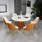 Modern 1/2/5/7 Pieces Dining Set Round Stone Dining Table for Dining Room Kitchen
