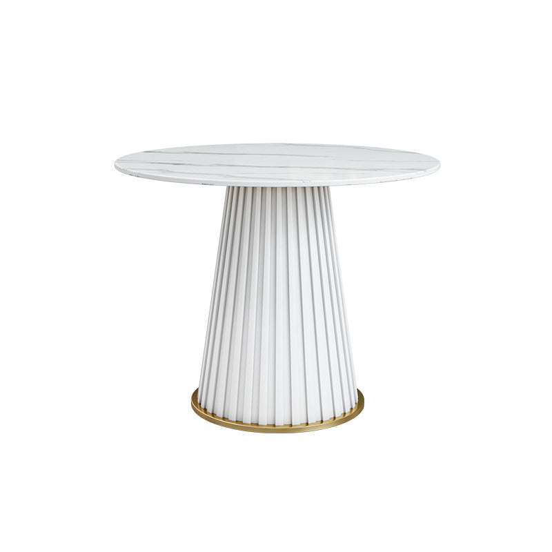 Modern 1/2/5/7 Pieces Dining Set Round Stone Dining Table for Dining Room Kitchen