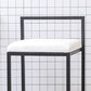 Indoor Modern Upholstered Counter Height Stool Footrest Low Back Bar Stool