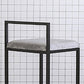 Indoor Modern Upholstered Counter Height Stool Footrest Low Back Bar Stool