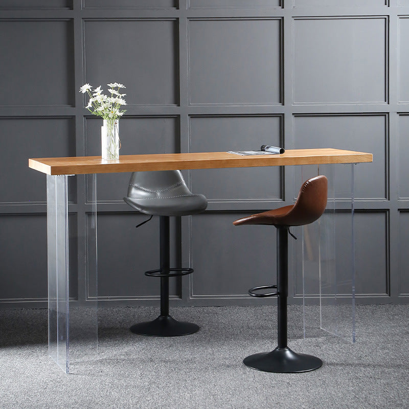 Modern Adjustable Height Barstool Faux Leather Swivel Bar Stools Clearhalo 'Bar Furniture' 'Bar Stools' 'bar_stools' 'furn' 'furn_bar_stools' 'Furniture' 'Kitchen & Dining Furniture' 6095128