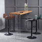 Modern Adjustable Height Barstool Faux Leather Swivel Bar Stools Clearhalo 'Bar Furniture' 'Bar Stools' 'bar_stools' 'furn' 'furn_bar_stools' 'Furniture' 'Kitchen & Dining Furniture' 6095148