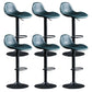 Modern Adjustable Height Barstool Faux Leather Swivel Bar Stools Blue 6 Piece Set Clearhalo 'Bar Furniture' 'Bar Stools' 'bar_stools' 'furn' 'furn_bar_stools' 'Furniture' 'Kitchen & Dining Furniture' 6095152