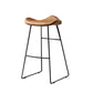 Contemporary Armless Backless Counter Stool Iron Bar Stool with Footrest Clearhalo 'Bar Furniture' 'Bar Stools' 'bar_stools' 'furn' 'furn_bar_stools' 'Furniture' 'Kitchen & Dining Furniture' 6095291