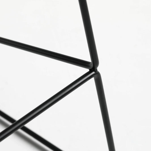 Modern Armless Counter Stool Iron Cafe Bar Stool with Seat and Pedal Clearhalo 'Bar Furniture' 'Bar Stools' 'bar_stools' 'furn' 'furn_bar_stools' 'Furniture' 'Kitchen & Dining Furniture' 6095328