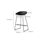 Modern Armless Counter Stool Iron Cafe Bar Stool with Seat and Pedal Clearhalo 'Bar Furniture' 'Bar Stools' 'bar_stools' 'furn' 'furn_bar_stools' 'Furniture' 'Kitchen & Dining Furniture' 6095380