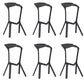Modern Armless Bar Height Stool Plastic Bar Stool for Living Room