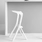 Modern Armless Bar Height Stool Plastic Bar Stool for Living Room