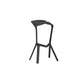 Modern Armless Bar Height Stool Plastic Bar Stool for Living Room