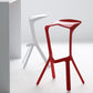 Modern Armless Bar Height Stool Plastic Bar Stool for Living Room