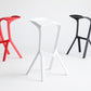 Modern Armless Bar Height Stool Plastic Bar Stool for Living Room