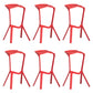 Modern Armless Bar Height Stool Plastic Bar Stool for Living Room