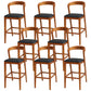 Contemporary Wood Stool Backrest Counter Stool Furniture for Restaurant