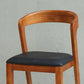 Contemporary Wood Stool Backrest Counter Stool Furniture for Restaurant