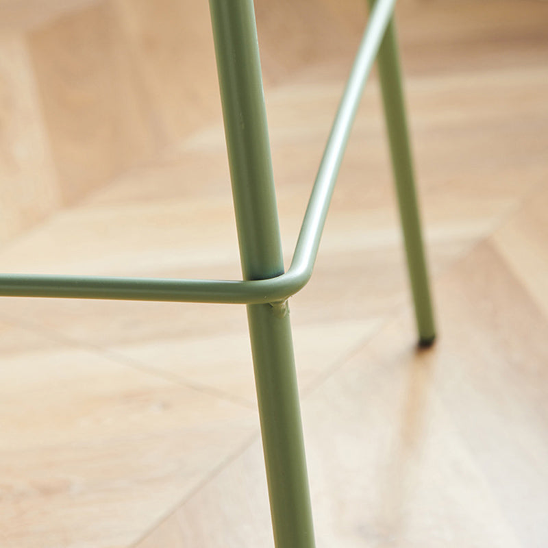 Nordic Style Metal Bar-stool Plastic Counter Bar Stool for Indoor Use Clearhalo 'Bar Furniture' 'Bar Stools' 'bar_stools' 'furn' 'furn_bar_stools' 'Furniture' 'Kitchen & Dining Furniture' 6095803