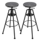 Metal Adjustable Height Bar Stool Velvet Upholstered Bar Stool for Restaurant