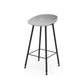 Modern Backrest Counter Stool Iron Cafe Bar Stool with Pedal and Acrylic Seat Clearhalo 'Bar Furniture' 'Bar Stools' 'bar_stools' 'furn' 'furn_bar_stools' 'Furniture' 'Kitchen & Dining Furniture' 6095936