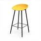 Modern Backrest Counter Stool Iron Cafe Bar Stool with Pedal and Acrylic Seat Clearhalo 'Bar Furniture' 'Bar Stools' 'bar_stools' 'furn' 'furn_bar_stools' 'Furniture' 'Kitchen & Dining Furniture' 6095943