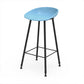Modern Backrest Counter Stool Iron Cafe Bar Stool with Pedal and Acrylic Seat Clearhalo 'Bar Furniture' 'Bar Stools' 'bar_stools' 'furn' 'furn_bar_stools' 'Furniture' 'Kitchen & Dining Furniture' 6095945