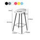Modern Backrest Counter Stool Iron Cafe Bar Stool with Pedal and Acrylic Seat Clearhalo 'Bar Furniture' 'Bar Stools' 'bar_stools' 'furn' 'furn_bar_stools' 'Furniture' 'Kitchen & Dining Furniture' 6095965